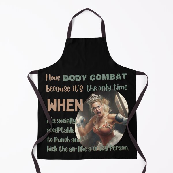 Item preview, "Funny Body Combat Quote – Punch and Kick the Air Like a Crazy Person" designed and sold by Cute-Jory-Store.