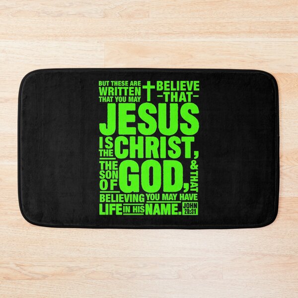 Item preview, John 20:31 Jesus Is The Christ The Son Of God designed and sold by plushism.