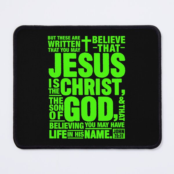 Item preview, John 20:31 Jesus Is The Christ The Son Of God designed and sold by plushism.