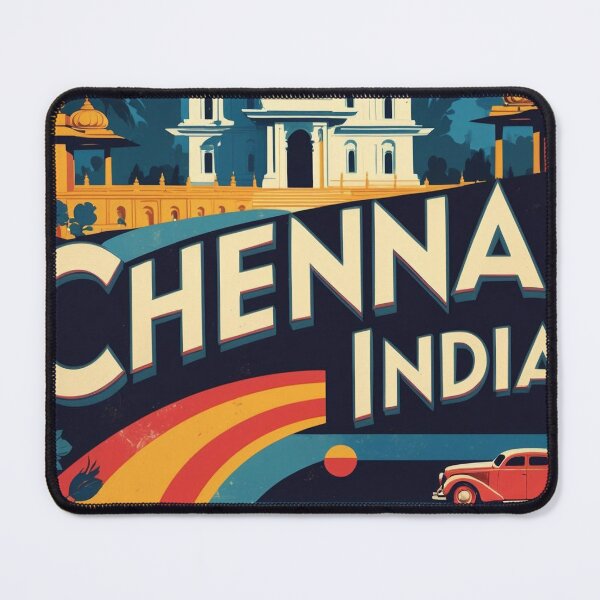 Item preview, Chennai India Vintage Travel Tourism designed and sold by TravelersGems.