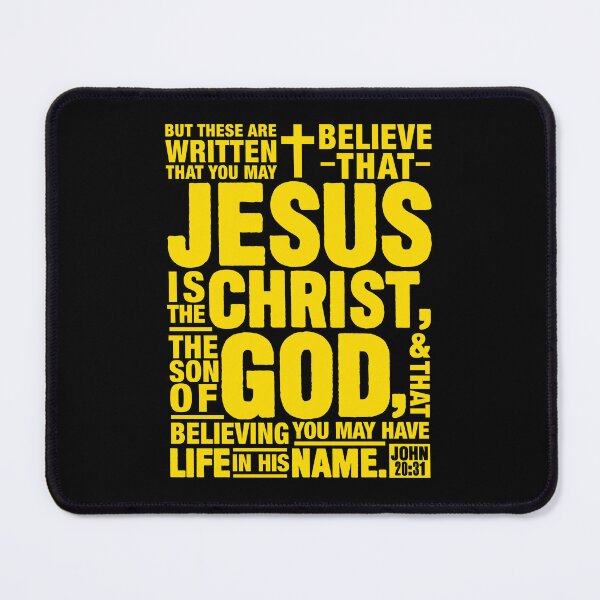 Item preview, John 20:31 Jesus Is The Christ The Son Of God designed and sold by plushism.
