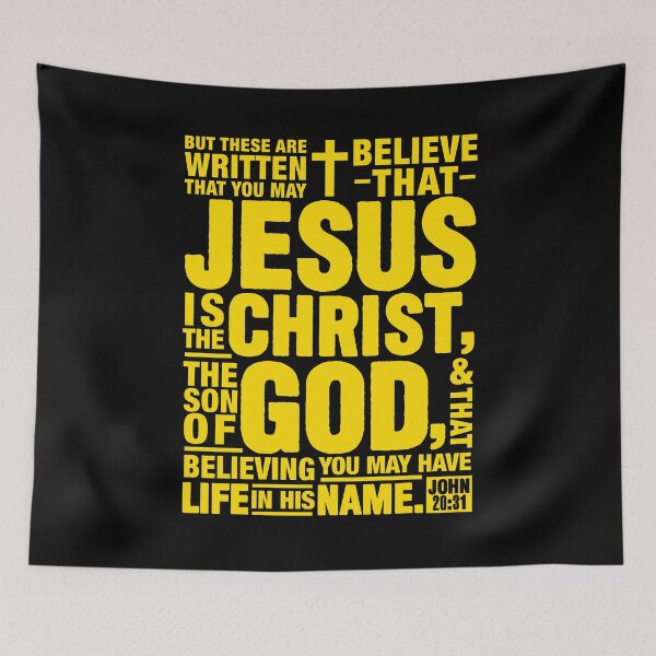 Item preview, John 20:31 Jesus Is The Christ The Son Of God designed and sold by plushism.