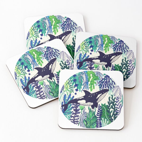 Item preview, Orca in Kelp Forest Art designed and sold by theBowGurl.