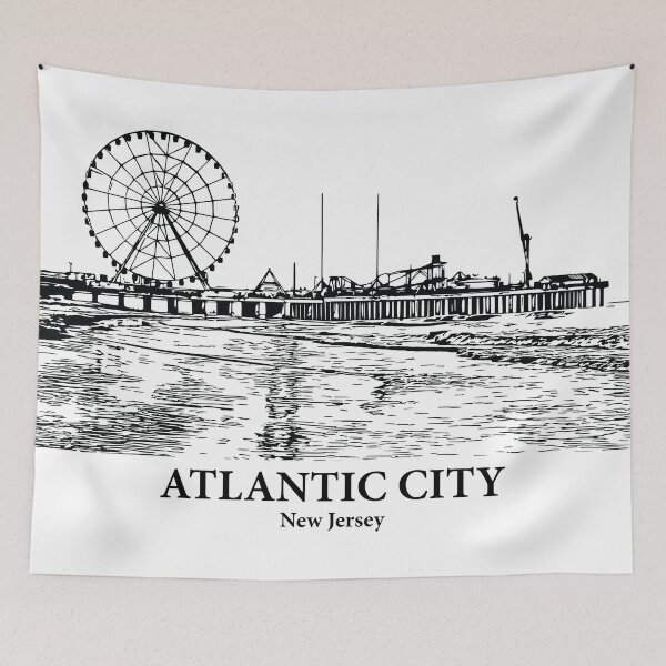 Item preview, Atlantic City - New Jersey designed and sold by Lakeric Cityscapes.
