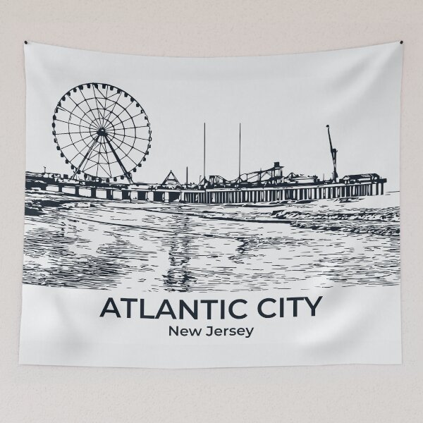 Item preview, Atlantic City - New Jersey designed and sold by Lakeric Cityscapes.