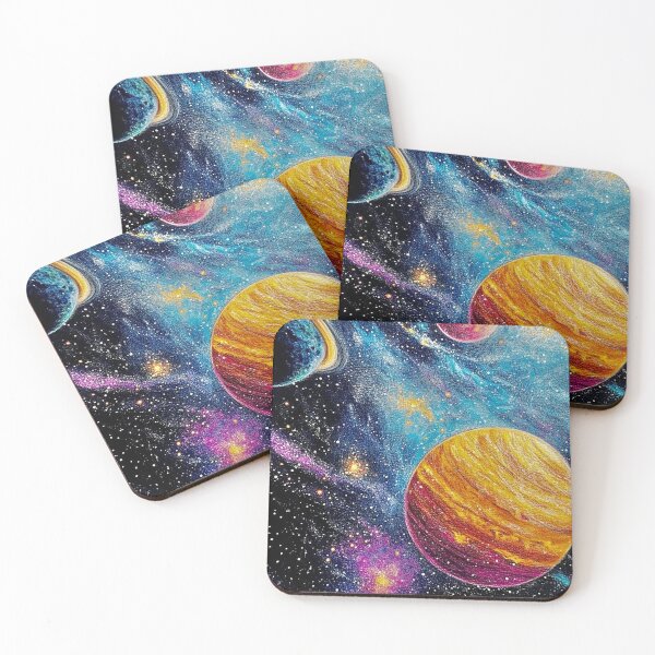 Item preview, Stellar Realms: Acrylic Cosmic Planetscape designed and sold by MarinaBlackArt.