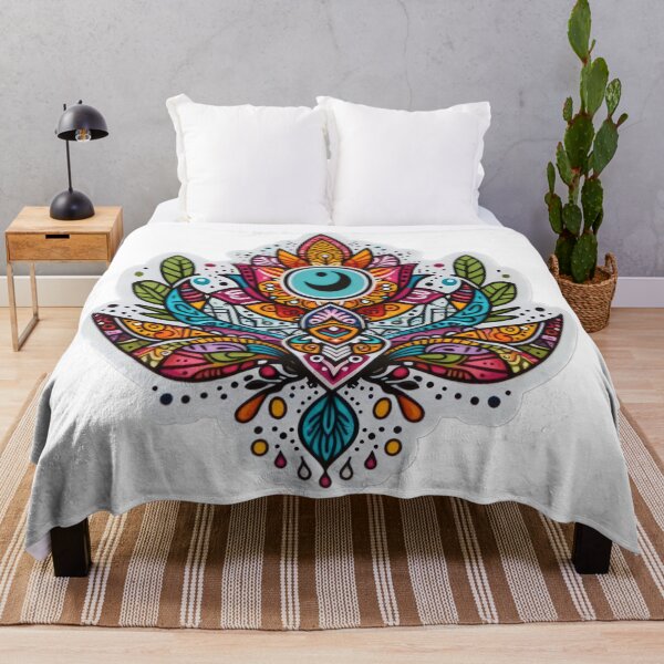 Item preview, boho colored flower floral sticker,Bohemian,Bloom Boom,Spring,floral designed and sold by Expressions-Sel.
