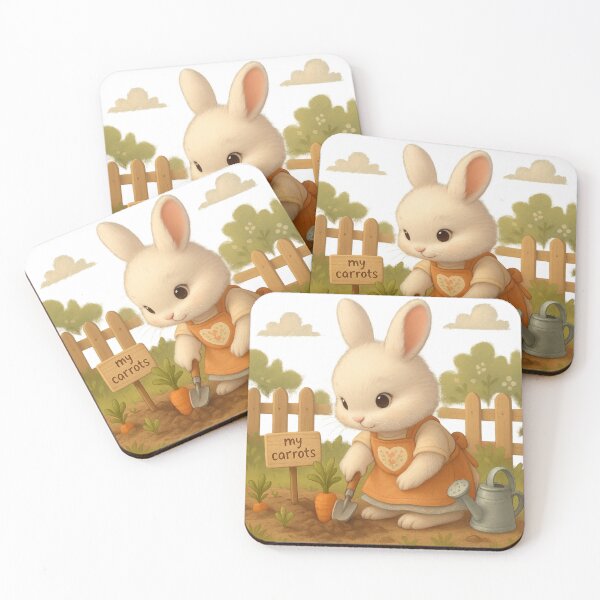 Item preview, Bunny’s Carrot Garden designed and sold by cottoncode.
