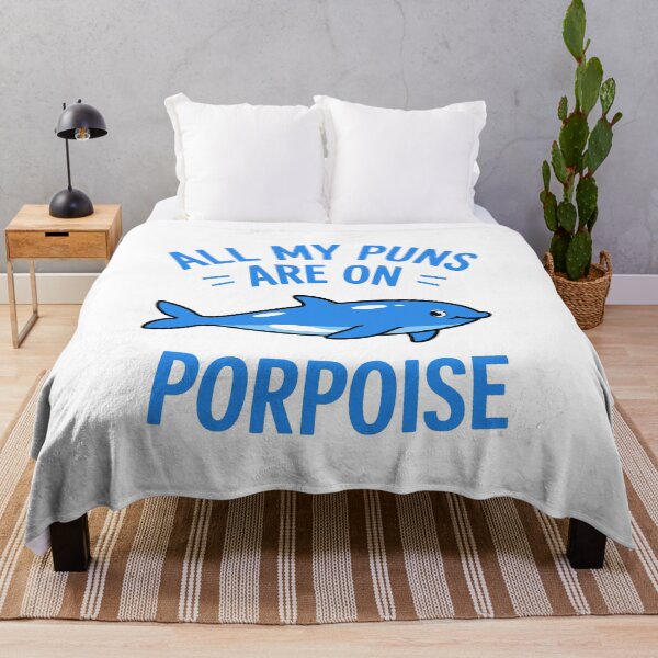 Item preview, All My Puns Are On Porpoise designed and sold by Traveldrawings.