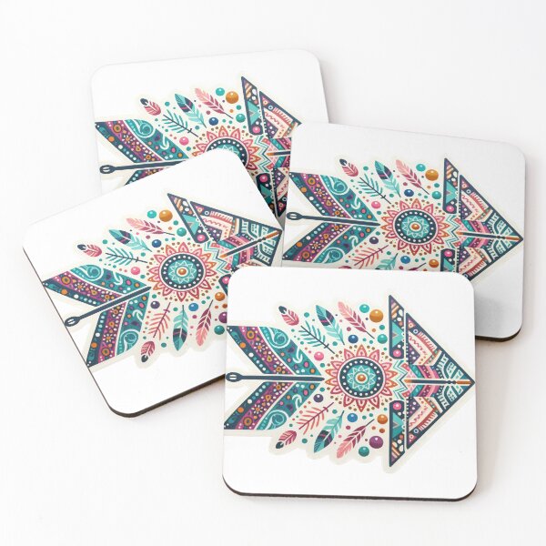 Item preview, boho colored arrow floral sticker,Bohemian,Bloom Boom,Spring,floral designed and sold by Expressions-Sel.