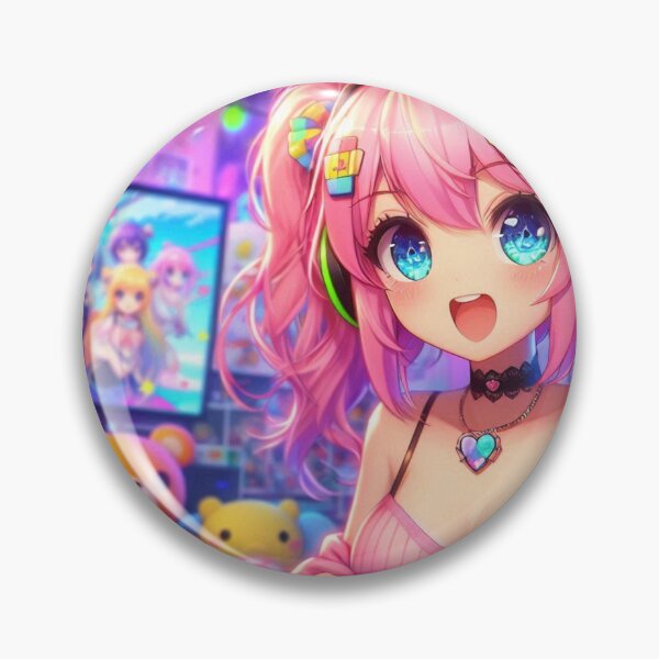 Item preview, Pink-Haired Gamer Girl designed and sold by CailaStyle.