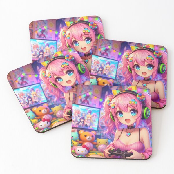 Item preview, Pink-Haired Gamer Girl designed and sold by CailaStyle.
