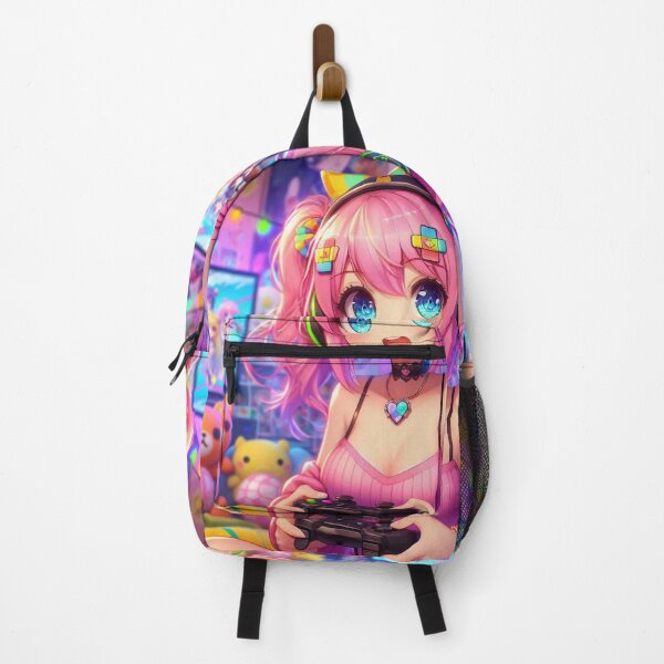 Item preview, Pink-Haired Gamer Girl designed and sold by CailaStyle.