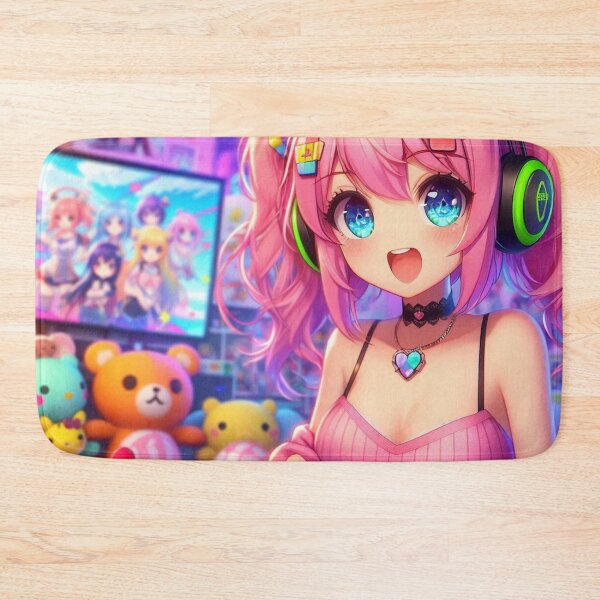 Item preview, Pink-Haired Gamer Girl designed and sold by CailaStyle.
