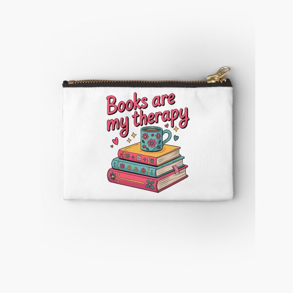 Item preview, Books Are My Therapy designed and sold by CraftyBloom.