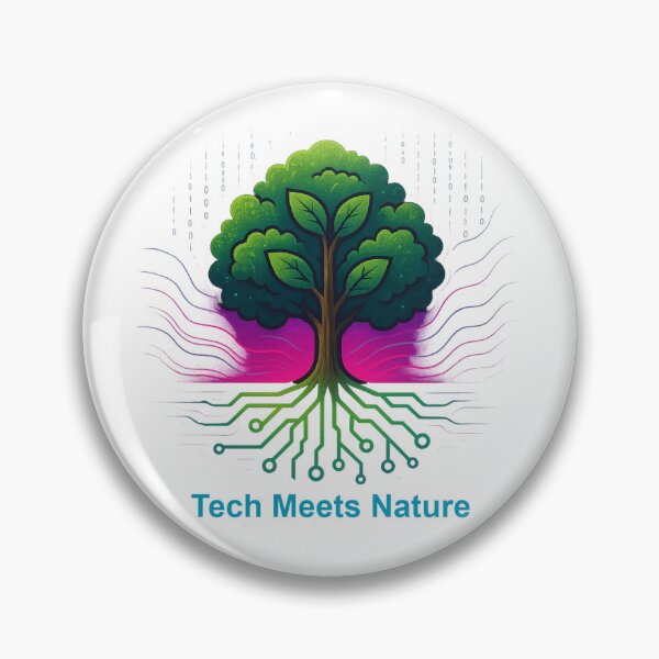 Item preview, Tech Meets Nature – Futuristic Green Fusion designed and sold by IQTribe.