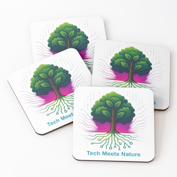 Item preview, Tech Meets Nature – Futuristic Green Fusion designed and sold by IQTribe.