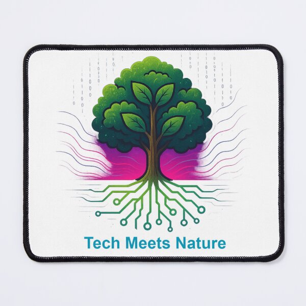Item preview, Tech Meets Nature – Futuristic Green Fusion designed and sold by IQTribe.