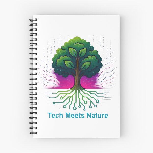 Item preview, Tech Meets Nature – Futuristic Green Fusion designed and sold by IQTribe.