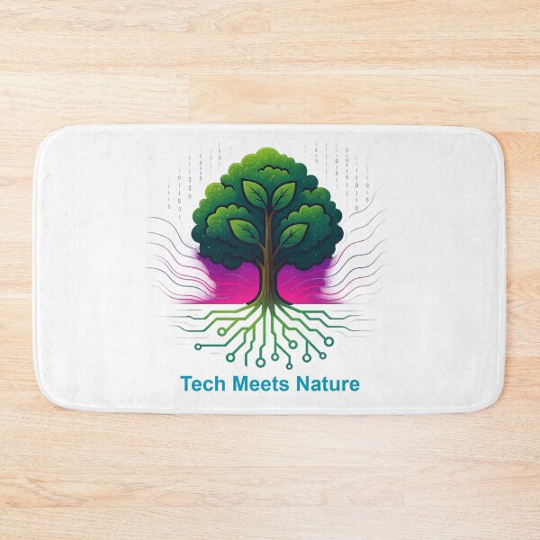 Item preview, Tech Meets Nature – Futuristic Green Fusion designed and sold by IQTribe.