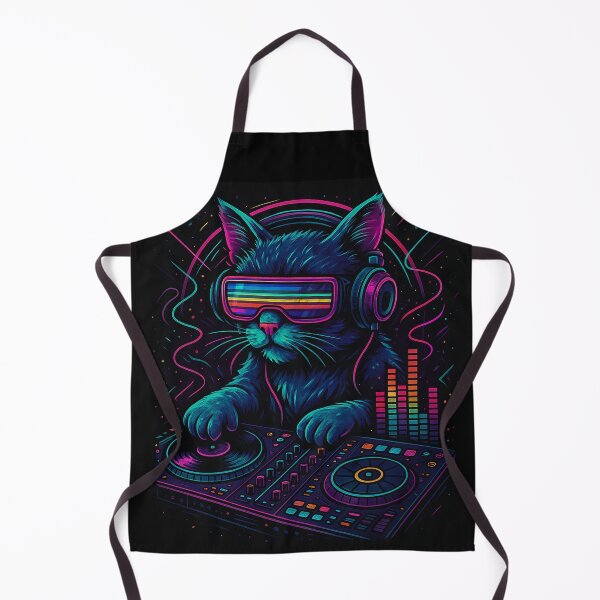 Item preview, Neon Paws: Cyber Cat DJ in the Mix designed and sold by SAS-Designer.
