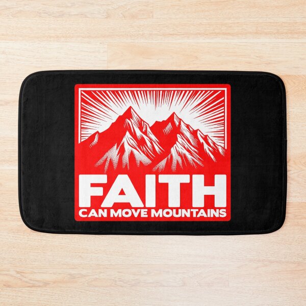 Item preview, Matthew 17:20 Faith Can Move Mountains designed and sold by plushism.