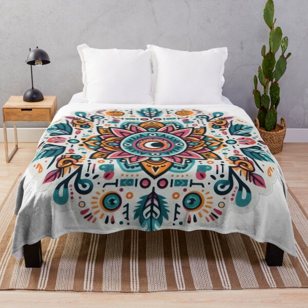 Item preview, boho mandala colored floral sticker,Bohemian,Bloom Boom,Spring,floral designed and sold by Expressions-Sel.