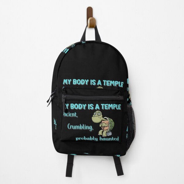 Item preview, My body is a temple designed and sold by Whytewold Farm Stuff.
