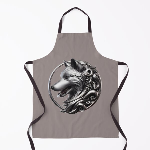 Item preview, Silver Wolf Emblem designed and sold by Animals - WildSpirit.