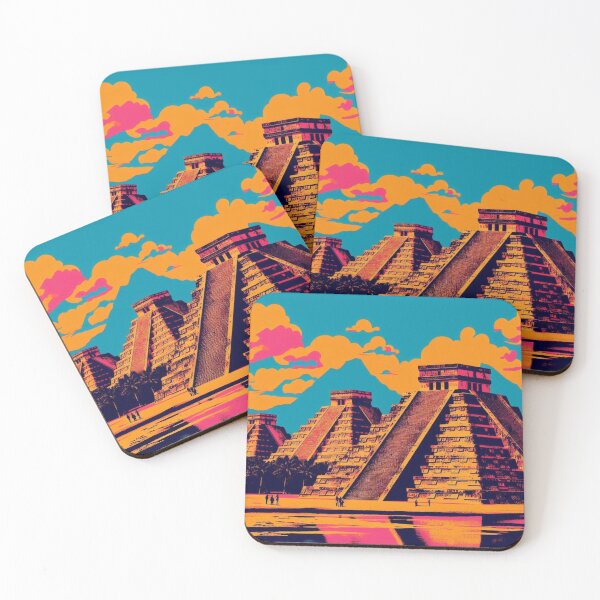 Item preview, ancient mayan pyramids designed and sold by Dogandesighn.