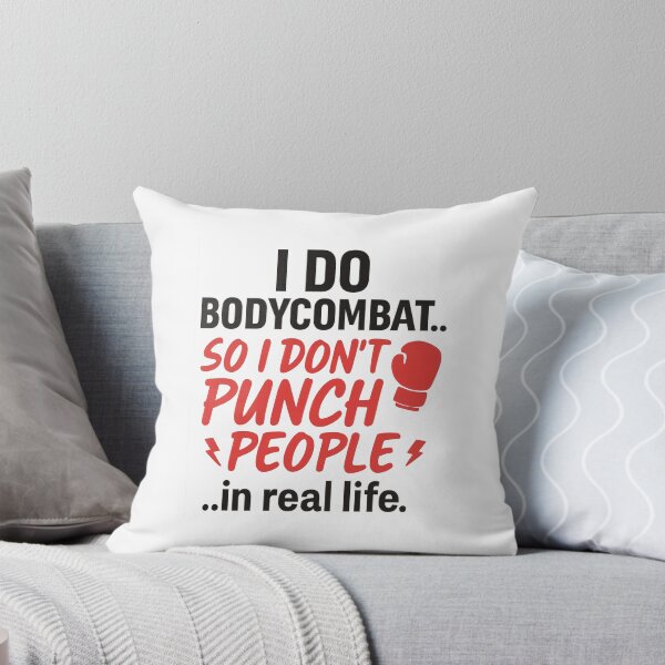 Item preview, "Funny BodyCombat Quote – Punch and Kick the Air Like a Pro" designed and sold by Cute-Jory-Store.