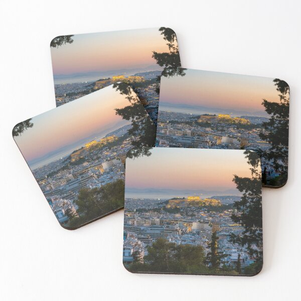 Item preview, View of Athens City Center and the Acropolis designed and sold by WorldScenery.