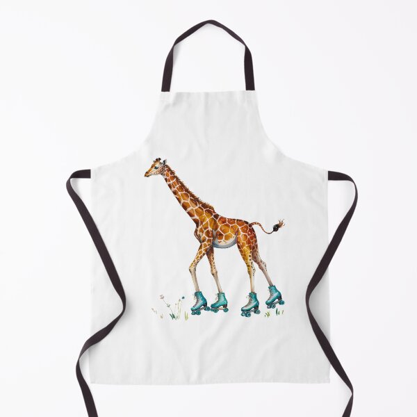 Item preview, Rollerskating Giraffe designed and sold by Angry Swan Designs.