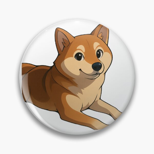 Item preview, SHIBA INU - my digital art - cartoon designed and sold by jolesartt.