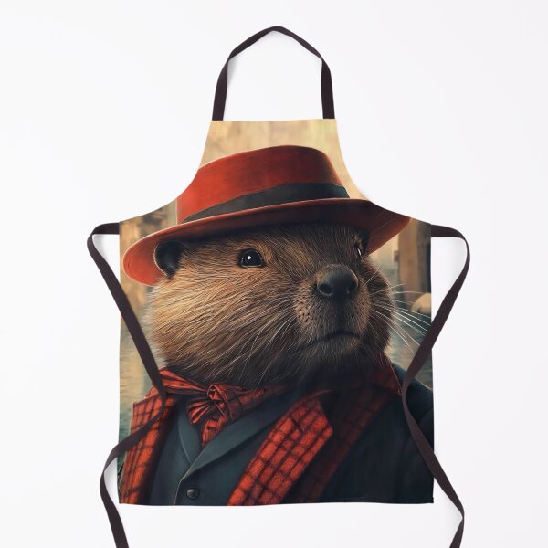 Item preview, “Morning of a Mafia Beaver: A Surreal Routine in Almodóvar’s Style” designed and sold by Jameswoodly.