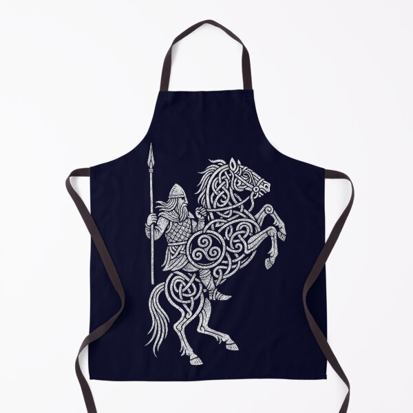 Item preview, Viking Warrior on Horse with Triskele Symbol designed and sold by Odd World.