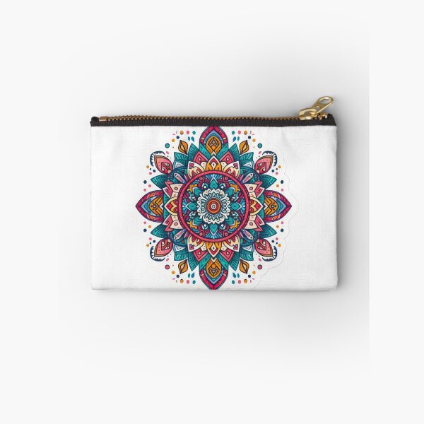Artikelvorschau, Boho Mandala gefärbter Blumenaufkleber, Bohemian, Bloom Boom, Frühling, Blumen entworfen und verkauft von Expressions-Sel.