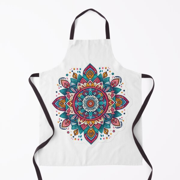 Artikelvorschau, Boho Mandala gefärbter Blumenaufkleber, Bohemian, Bloom Boom, Frühling, Blumen entworfen und verkauft von Expressions-Sel.