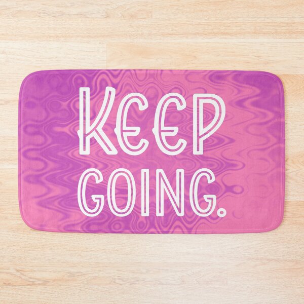 Item preview, Keep Going - Peony and Violet Wave designed and sold by sillyjess.
