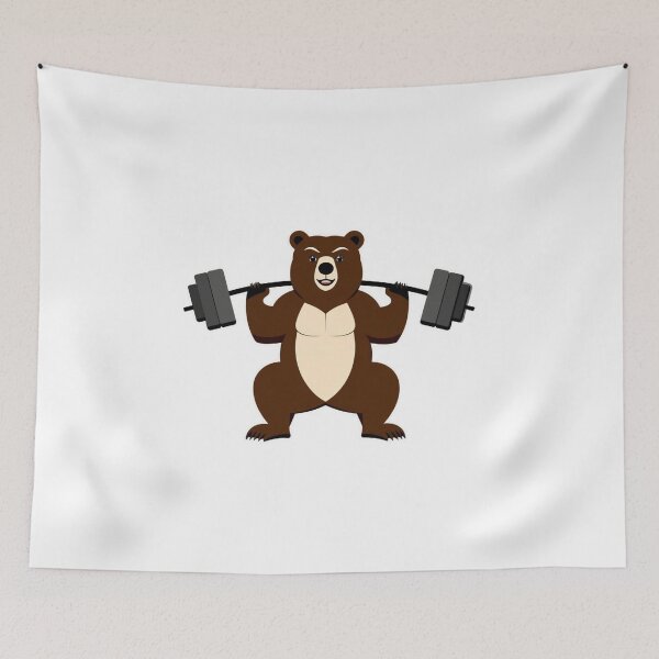 Item preview, gym bear designed and sold by ZenFray.