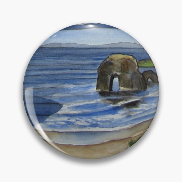 Item preview, The Nuns Beach, Ballybunion, Co. Kerry, Ireland. Watercolor, gouache on 30x40cm paper. designed and sold by crowleyronan123.