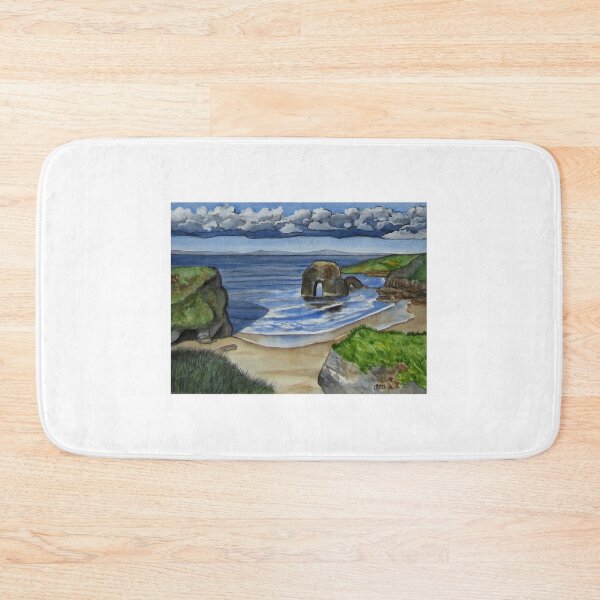 Item preview, The Nuns Beach, Ballybunion, Co. Kerry, Ireland. Watercolor, gouache on 30x40cm paper. designed and sold by crowleyronan123.
