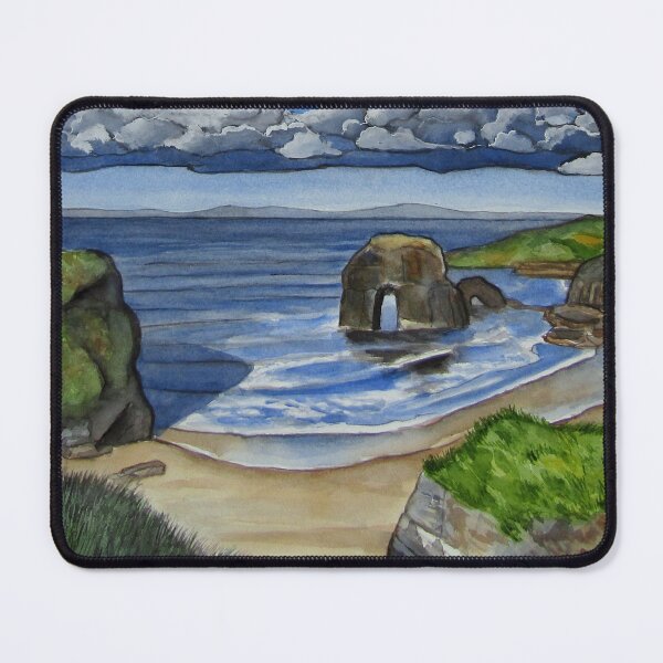 Item preview, The Nuns Beach, Ballybunion, Co. Kerry, Ireland. Watercolor, gouache on 30x40cm paper. designed and sold by crowleyronan123.