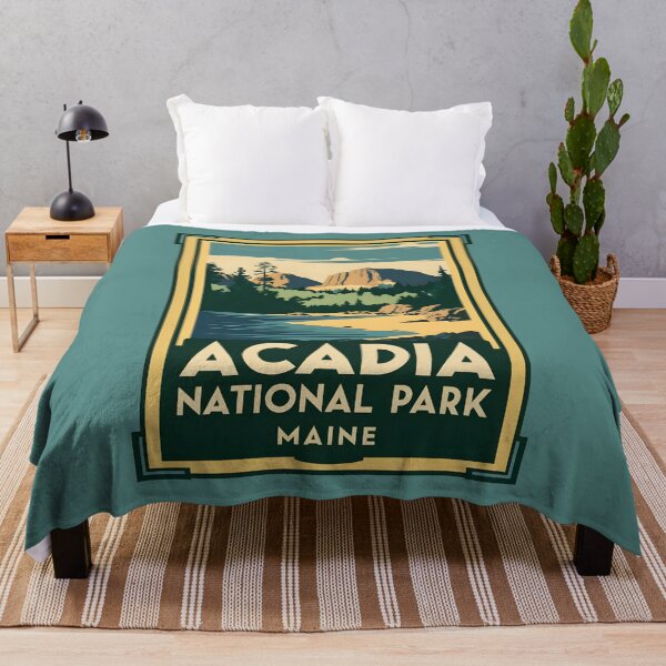 Artikelvorschau, Eine Vintage-Illustration des Acadia-Nationalparks - Maine - USA entworfen und verkauft von GoodOldVintage.