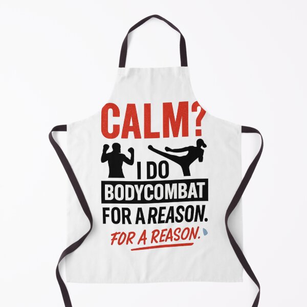 Item preview, "Calm? I Do BodyCombat for a Reason – Funny Workout Quote" designed and sold by Cute-Jory-Store.