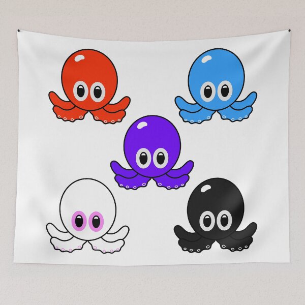 Item preview, Apple Octopus Emoji Sticker — Cute & Fun designed and sold by DibujandoPorfa.