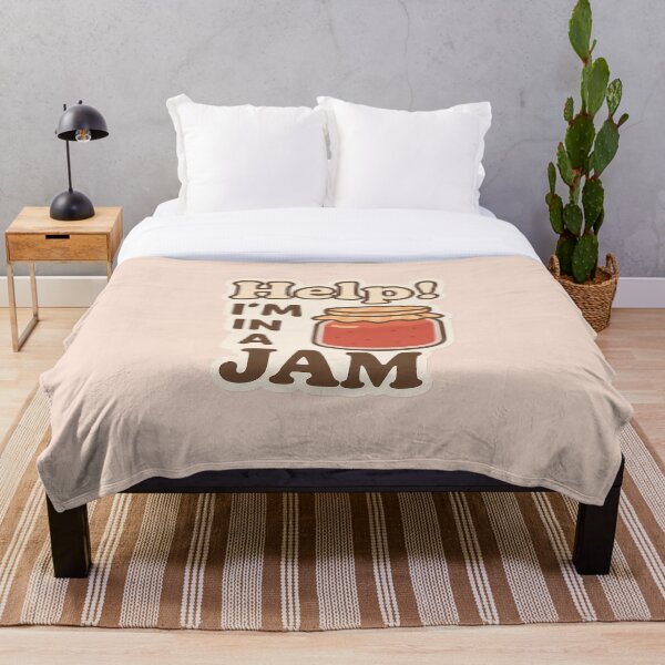 Item preview, ¡Ayuda! ¡Estoy en un aprieto! – Diseño de juego de palabras con frascos, pegatinas divertidas, humor con comida designed and sold by Obito-Designs.