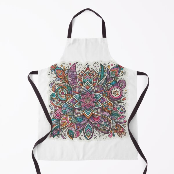 Artikelvorschau, Boho Mandala gefärbter Blumenaufkleber, Bohemian, Bloom Boom, Frühling, Blumen entworfen und verkauft von Expressions-Sel.