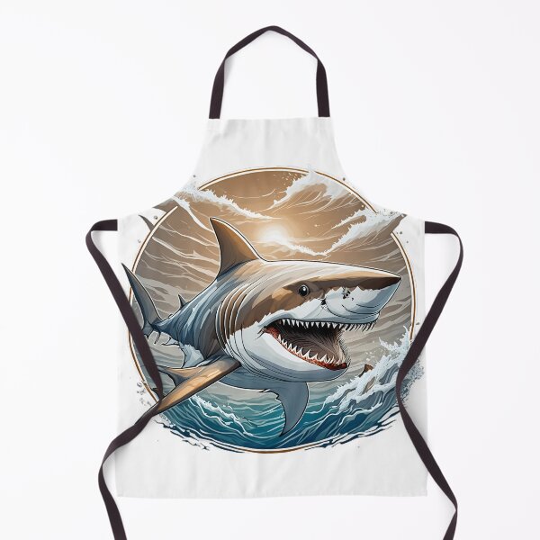 Item preview, Shark Ocean Splash designed and sold by BeachBreezyVA.