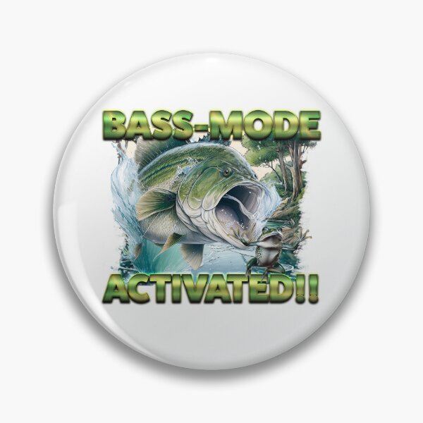 Item preview, Bass-Mode Activated!! – Epic Fishing Action Design designed and sold by Enjoynit.